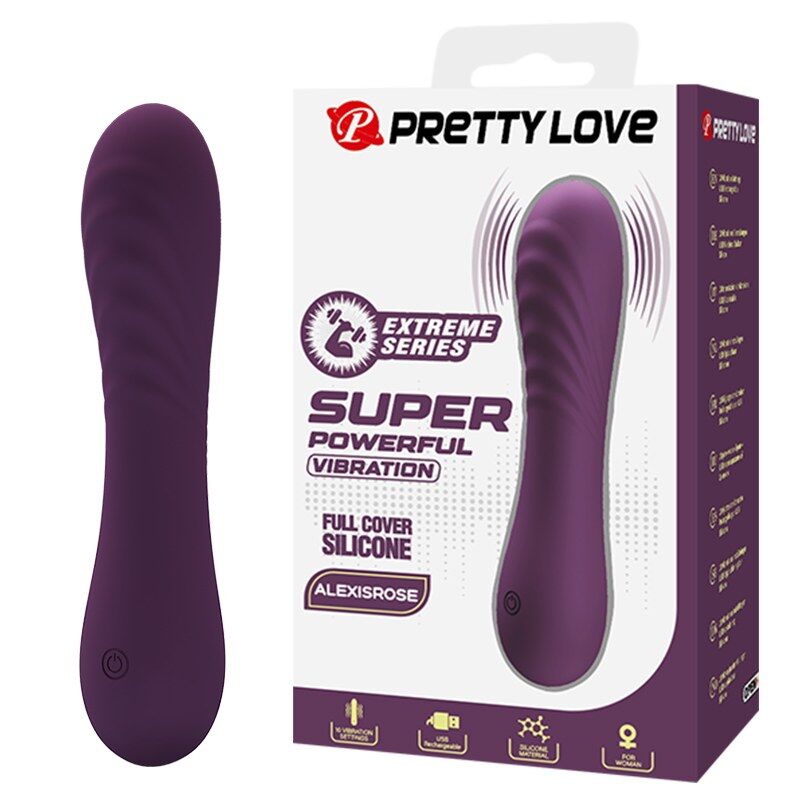 Vibratore Ricaricabile PRETTY LOVE Alexisrose — Viola