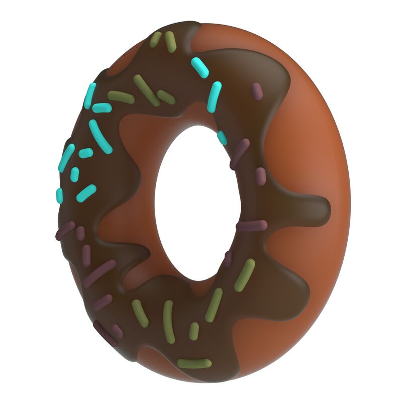 Anello per Pene Pretty Love Super Donut — Marrone
