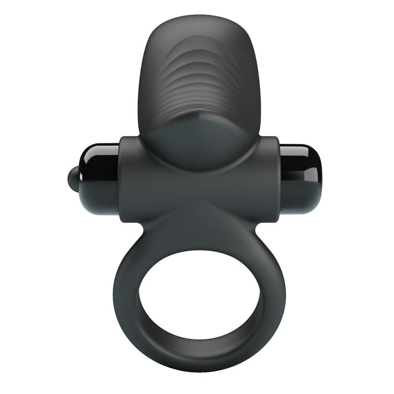 Anello Vibrante per Pene Pretty Love Adrien — Nero