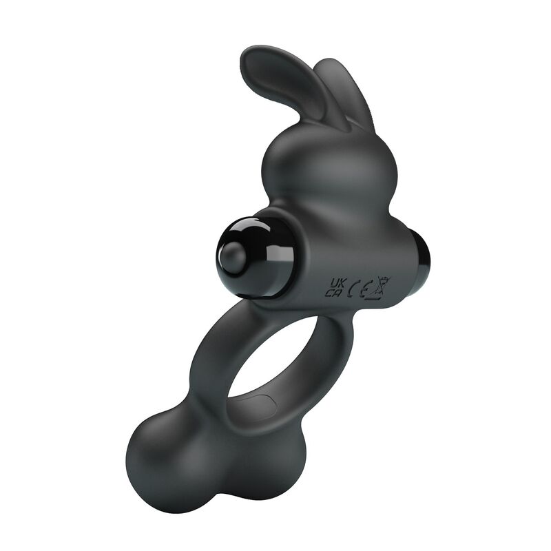 Anello Vibrante PRETTY LOVE Bunny — Nero