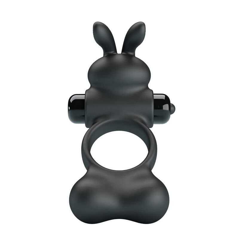 Anello Vibrante PRETTY LOVE Bunny — Nero