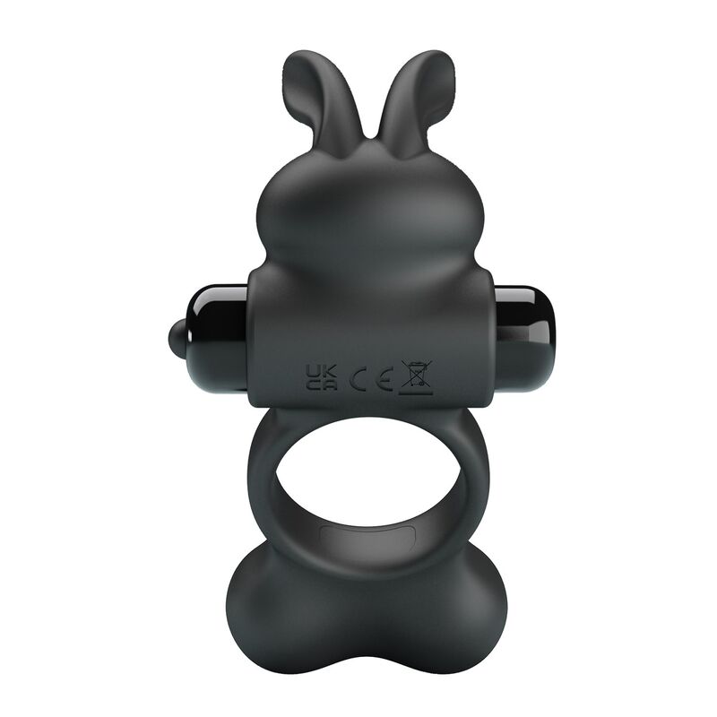 Anello Vibrante PRETTY LOVE Bunny — Nero