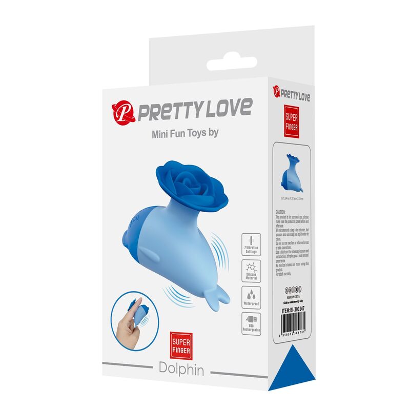 Mini Vibratore HIGH TECH Dolphin Mini — Blu