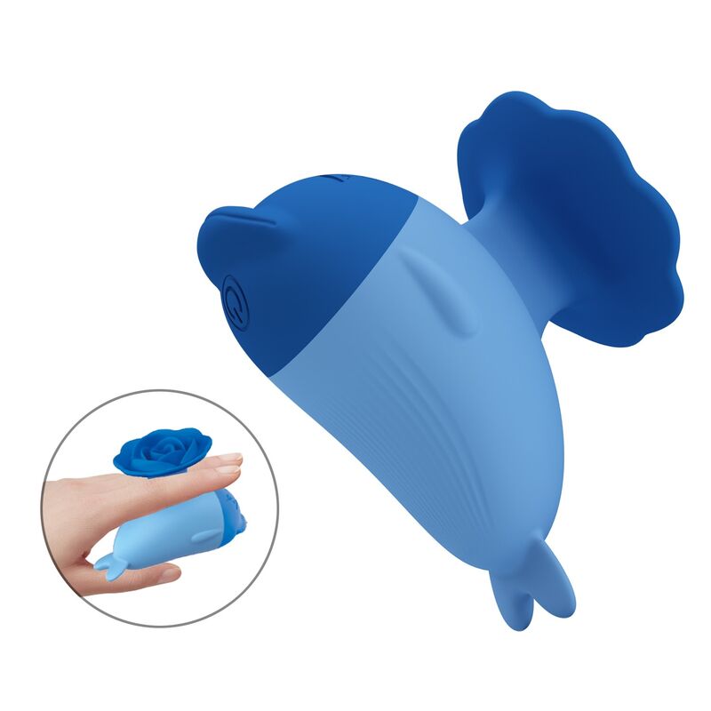 Mini Vibratore HIGH TECH Dolphin Mini — Blu