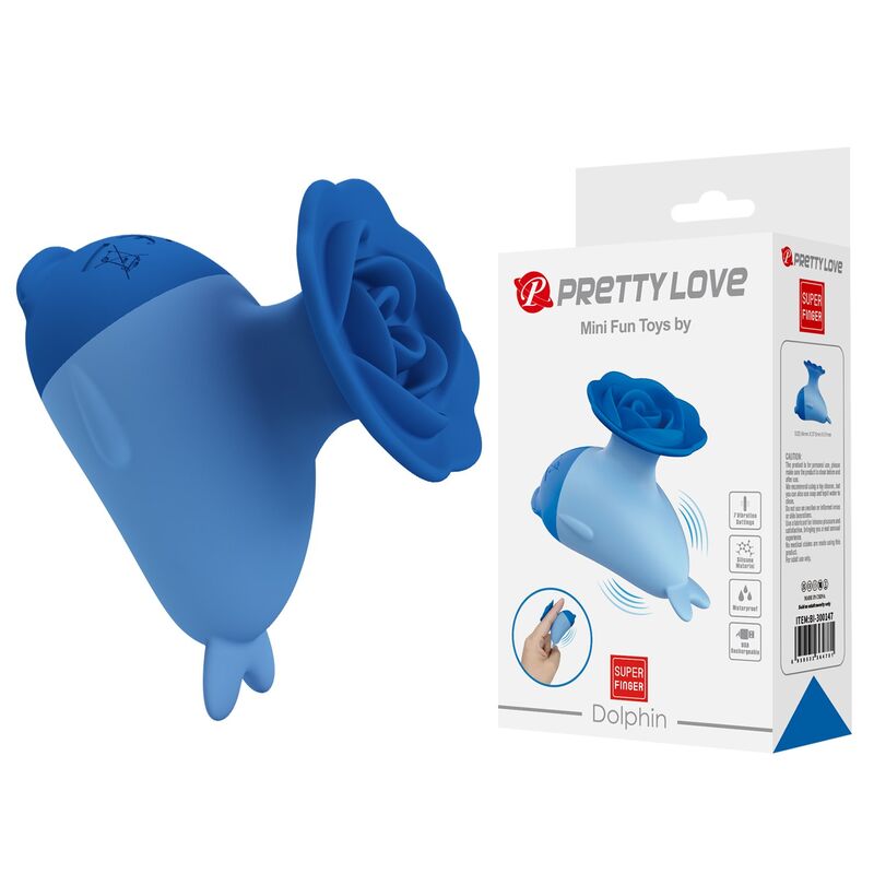 Mini Vibratore HIGH TECH Dolphin Mini — Blu