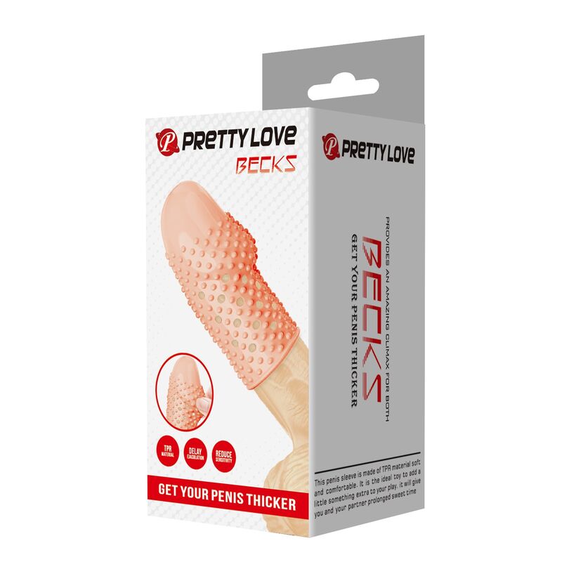 Manicotto per Pene PRETTY LOVE Geek's Penis Sleeve — Naturale