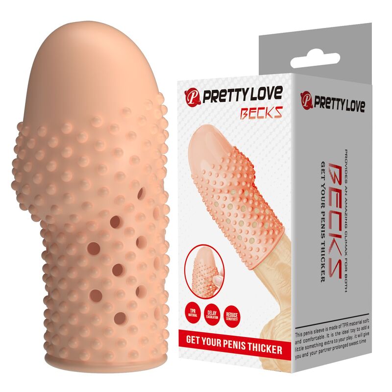 Manicotto per Pene PRETTY LOVE Geek's Penis Sleeve — Naturale