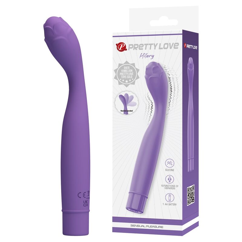 Vibratore Punto G Pretty Love Hilery — Viola