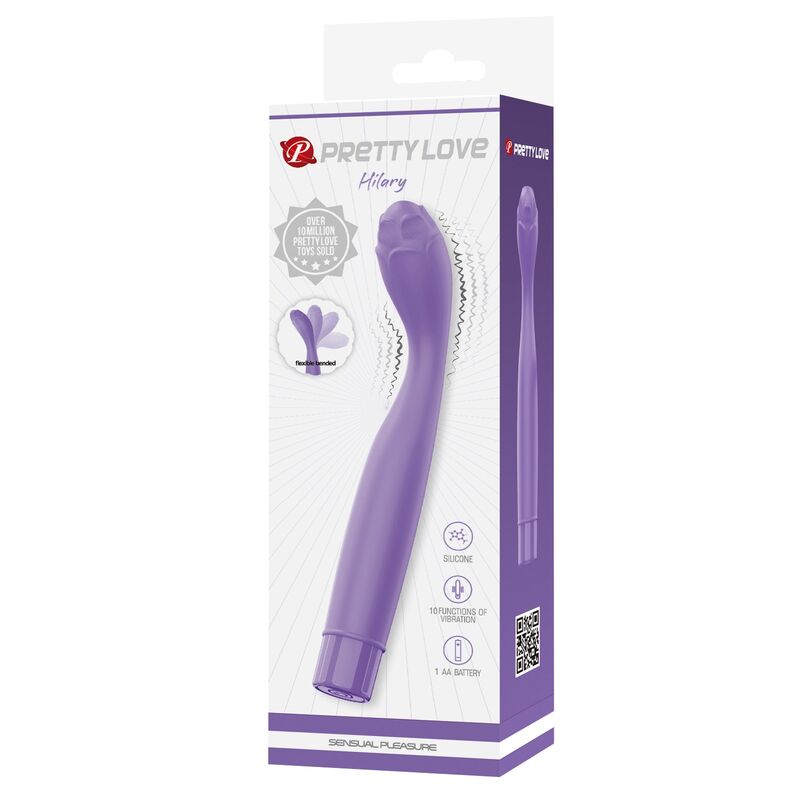 Vibratore Punto G Pretty Love Hilery — Viola