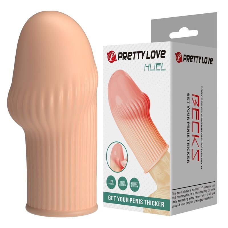 Manicotto per Pene PRETTY LOVE Huel — Color Carne