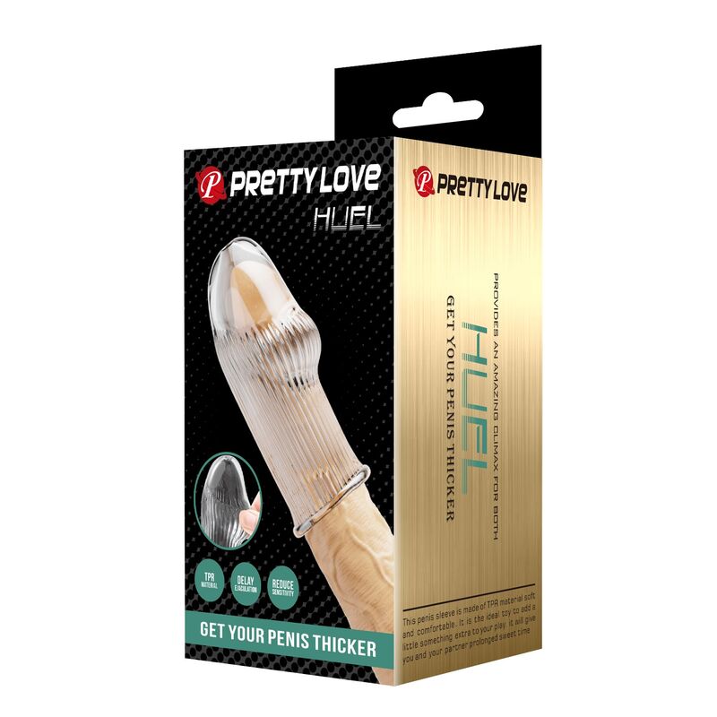 Manicotto Pene FOR HIM Huel — Trasparente