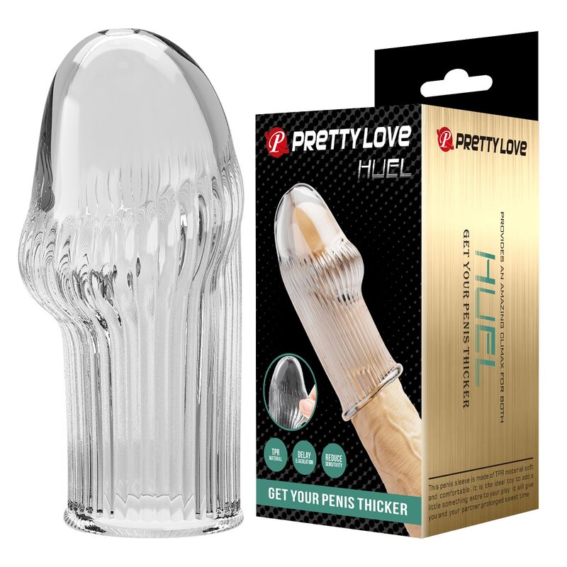 Manicotto Pene FOR HIM Huel — Trasparente