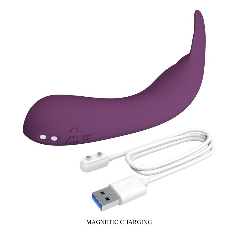 Vibratore Ricaricabile Pretty Love Kenyell 10 Funzioni — Viola