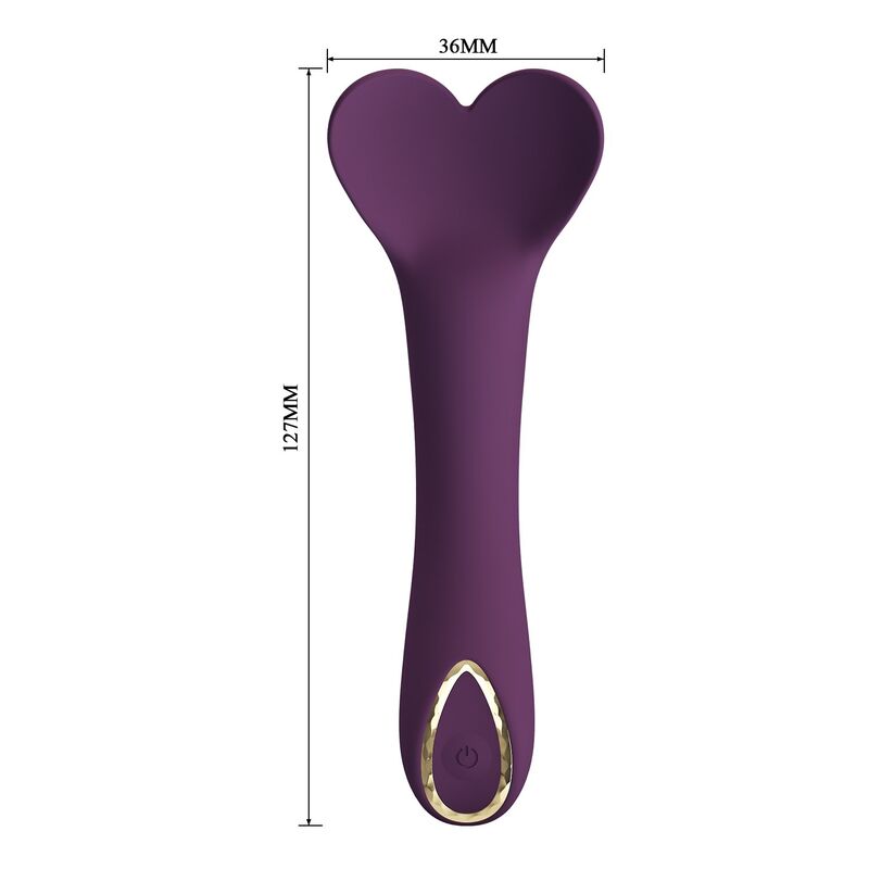 Vibratore Ricaricabile Pretty Love Kenyell 10 Funzioni — Viola