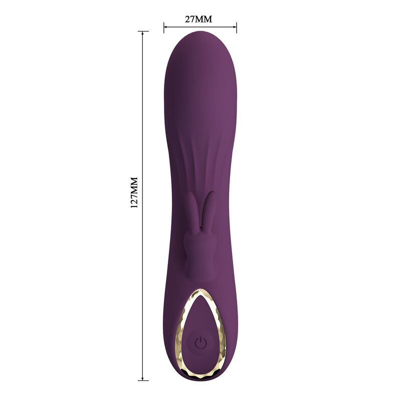 Vibratore Coniglio Pretty Love Landyn 10 Funzioni — Viola