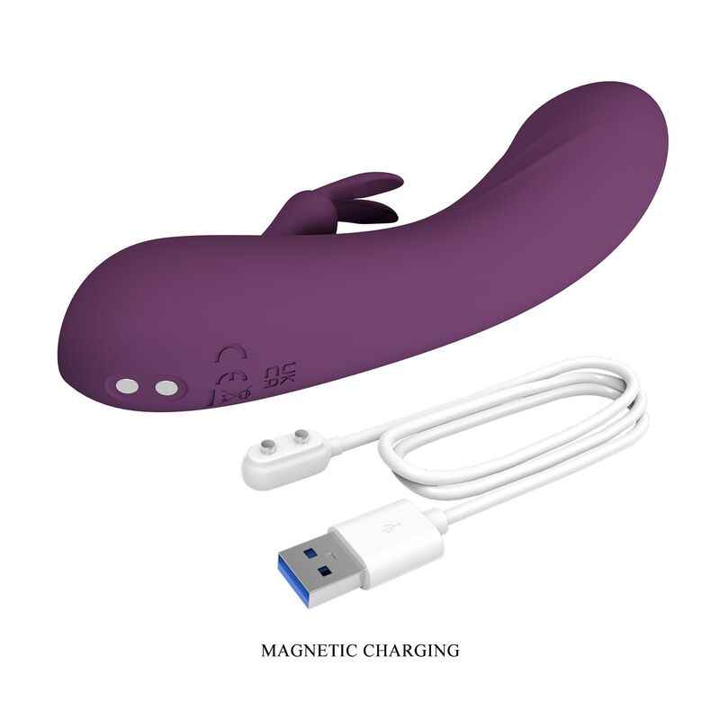Vibratore Coniglio Pretty Love Landyn 10 Funzioni — Viola