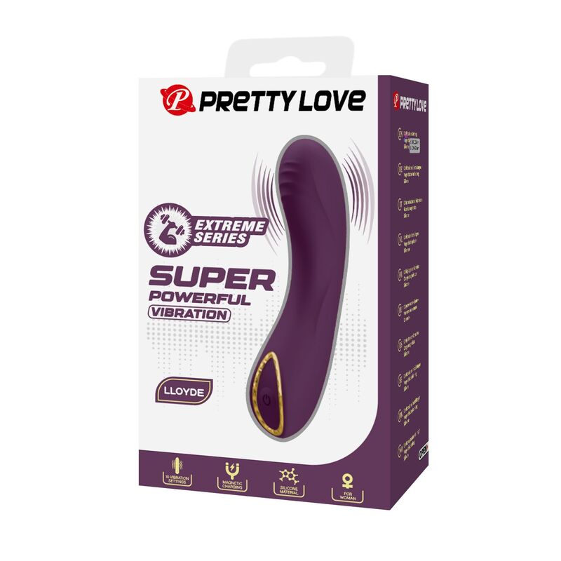 Vibratore Hi-Tech Pretty Love Lloyde — Viola