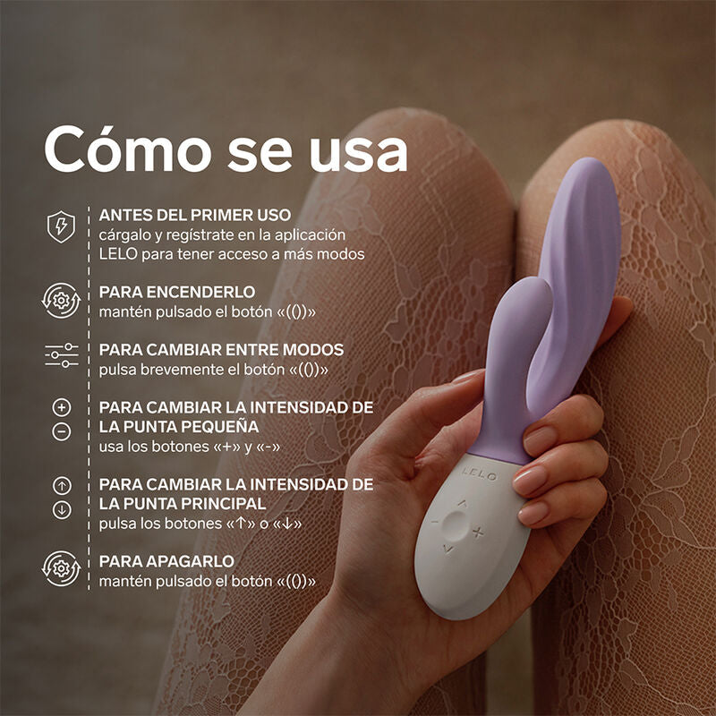 Vibratore Doppio LELO Ina Twist — Lavanda