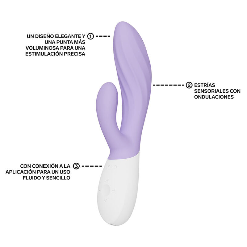 Vibratore Doppio LELO Ina Twist — Lavanda