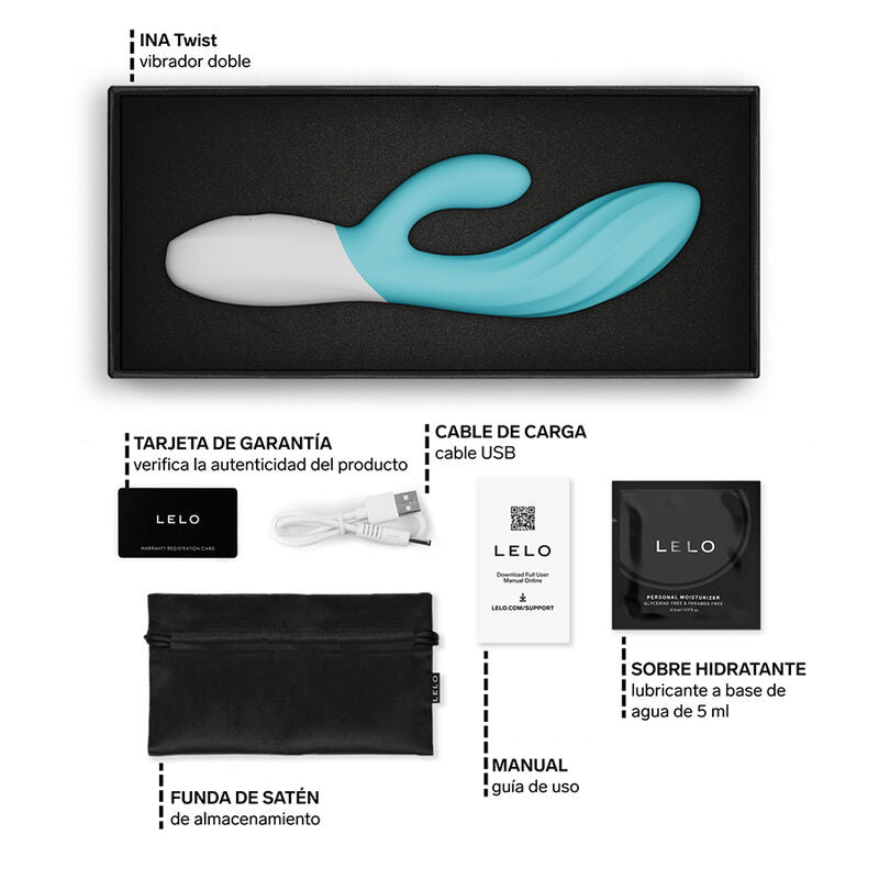 Vibratore Doppio LELO Ina Wave — Lavanda