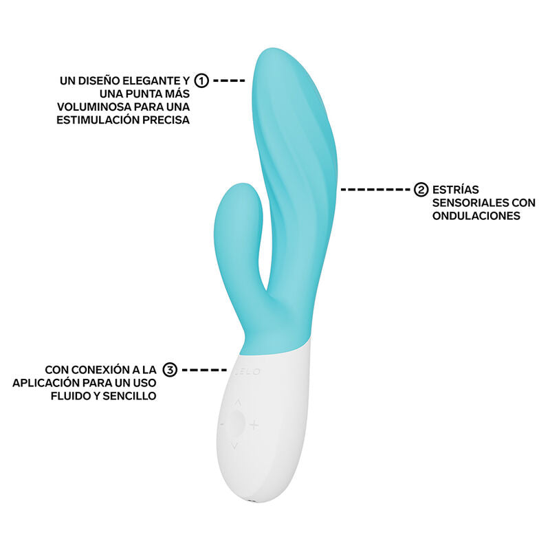 Vibratore Doppio LELO Ina Wave — Lavanda