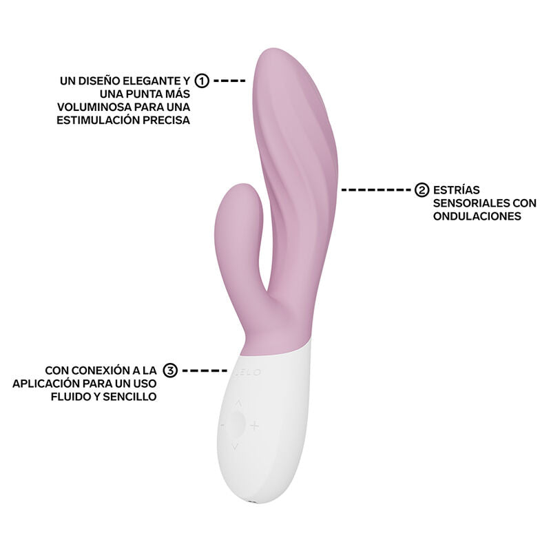 Vibratore Doppio LELO Ina Wave — Lavanda