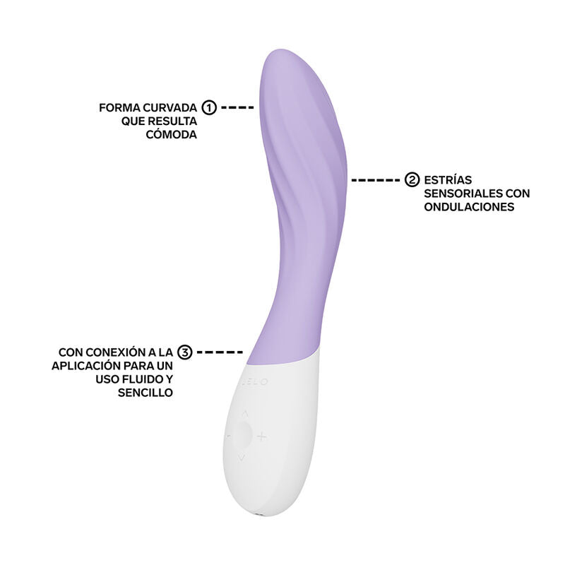 Vibratore Punto G Lelo Mona Twist Ricaricabile App — Lavanda