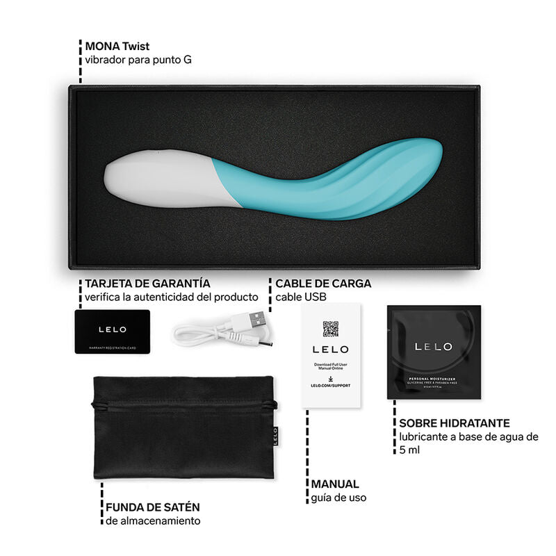 Vibratore Punto G Lelo Mona Twist — Lavanda