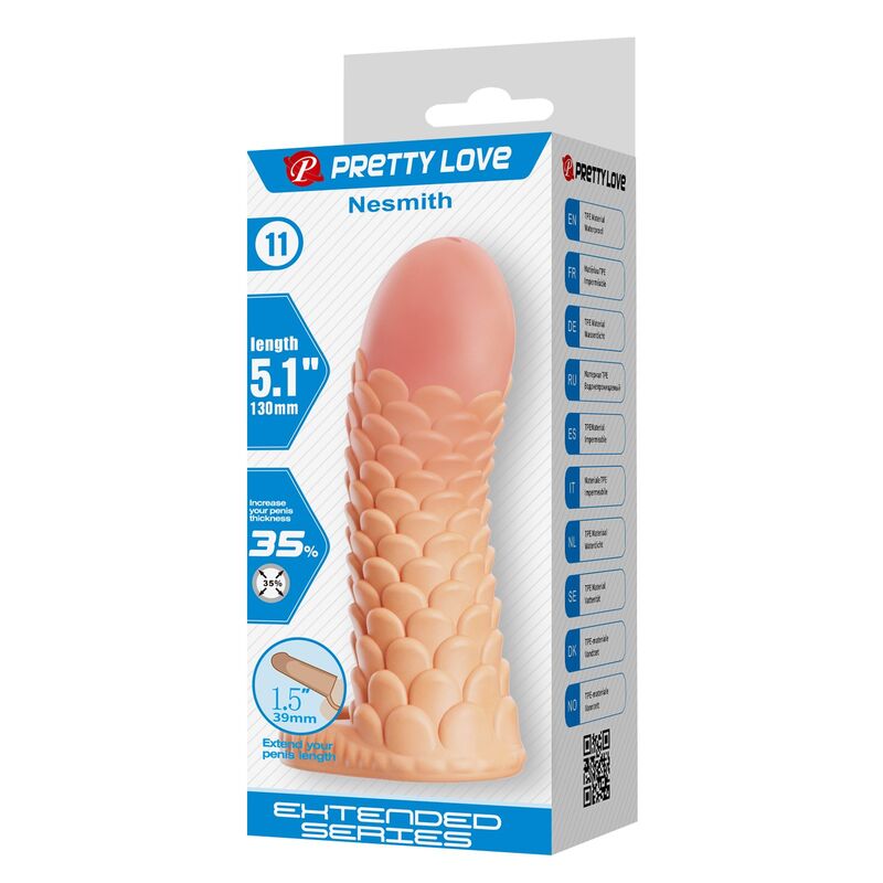 Manicotto Estensore Pene Pretty Love Nesmith — Naturale
