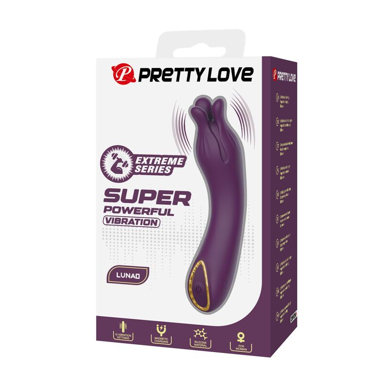 Vibratore Punto G PRETTY LOVE Lunao — Viola
