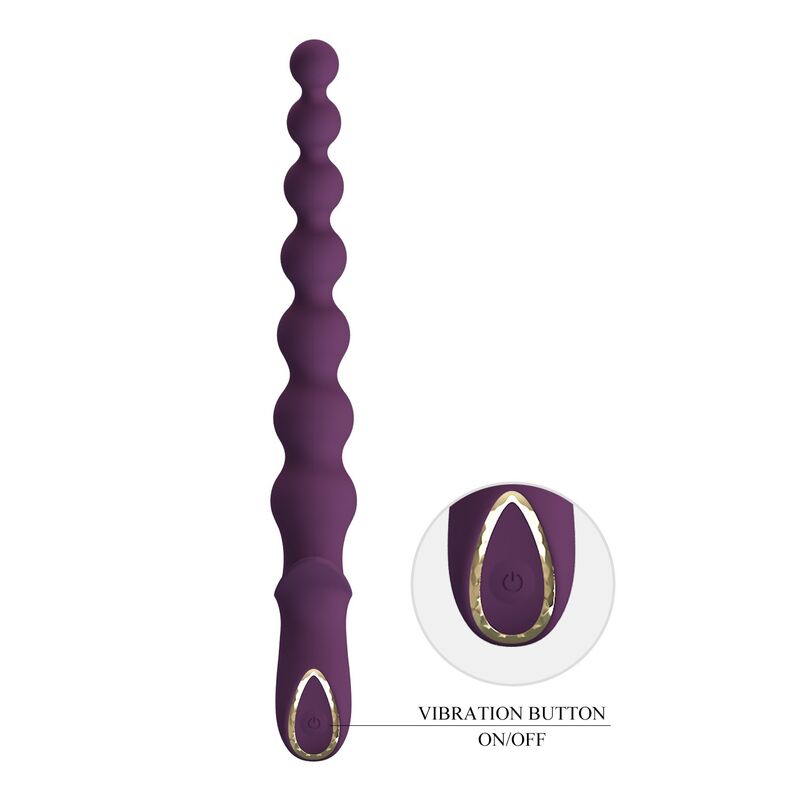 Vibratore Anale Ricaricabile Pretty Love Madison — Viola