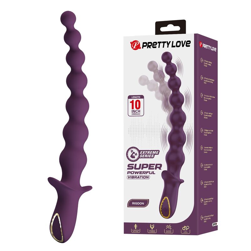 Vibratore Anale Ricaricabile Pretty Love Madison — Viola