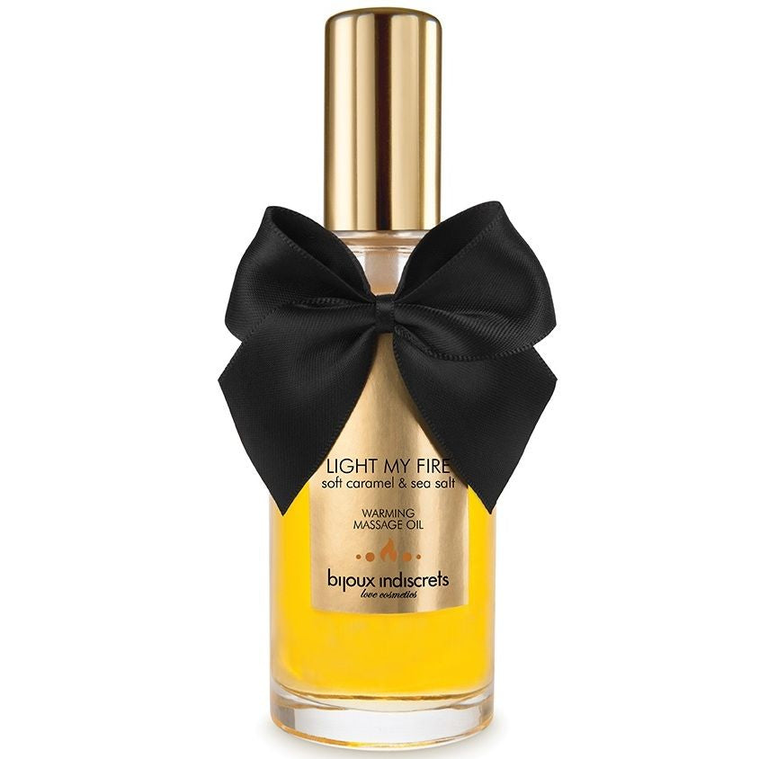 Olio da Massaggio Effetto Caldo Bijoux — Aroma Caramello 100 ml
