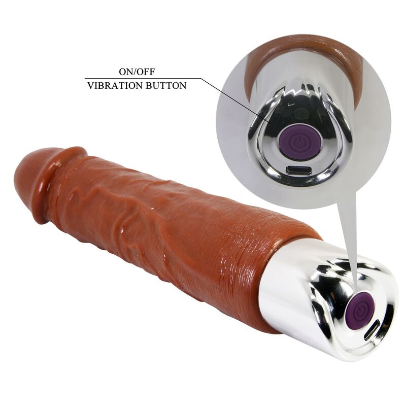 Vibratore Realistico PRETTY LOVE Pro — Marrone