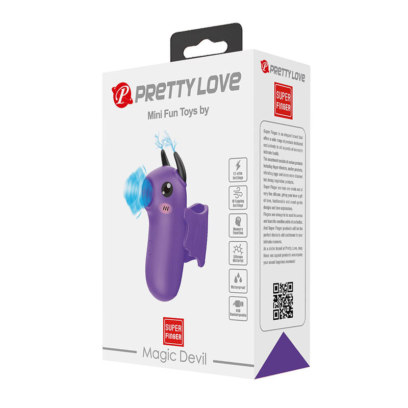 Stimolatore da Dito PRETTY LOVE Magic Devil — Viola