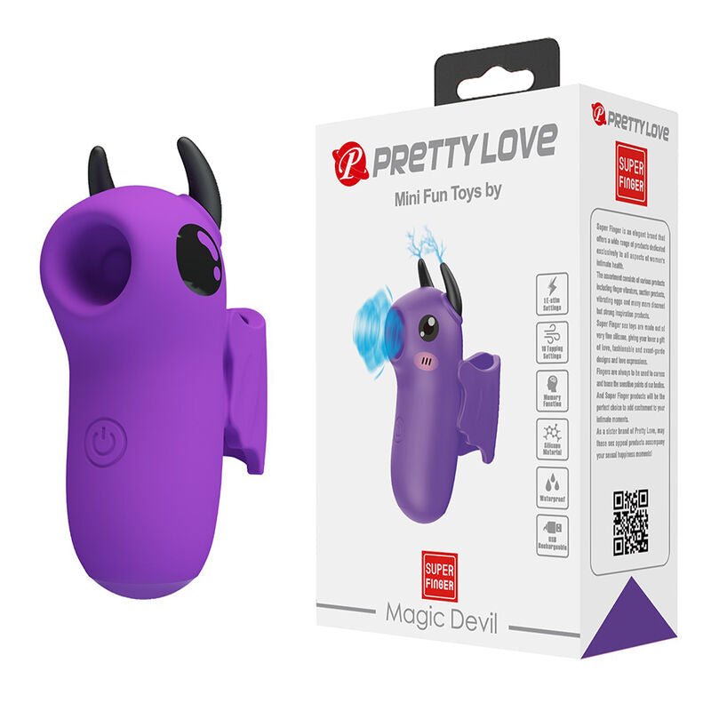 Stimolatore da Dito PRETTY LOVE Magic Devil — Viola