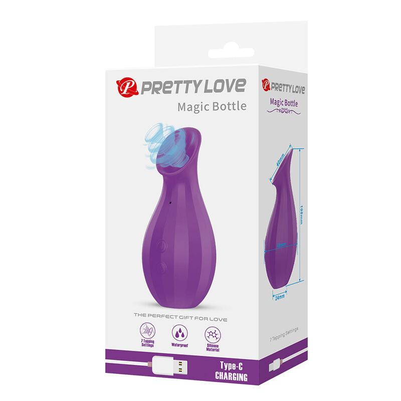 Stimolatore Clitorideo HIGH TECH Magic Bottle — Viola
