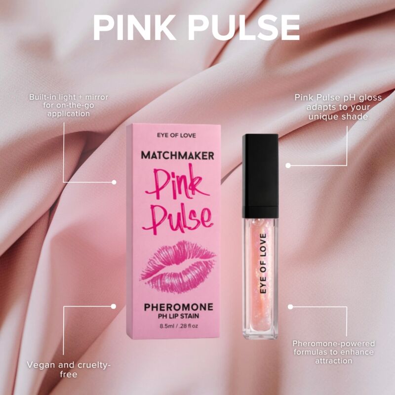 Lucidalabbra Feromoni EYE OF LOVE Matchmaker Pink Pulse — Rosa