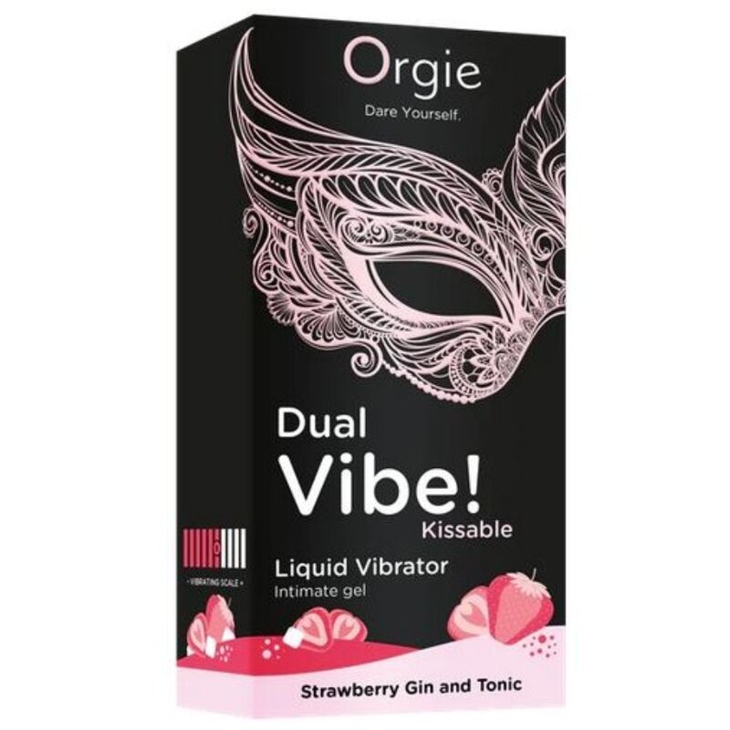 Liquido Vibrante ORGIE Dual Vibe Gin Fragola — 15 ml