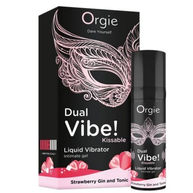 Liquido Vibrante ORGIE Dual Vibe Gin Fragola — 15 ml