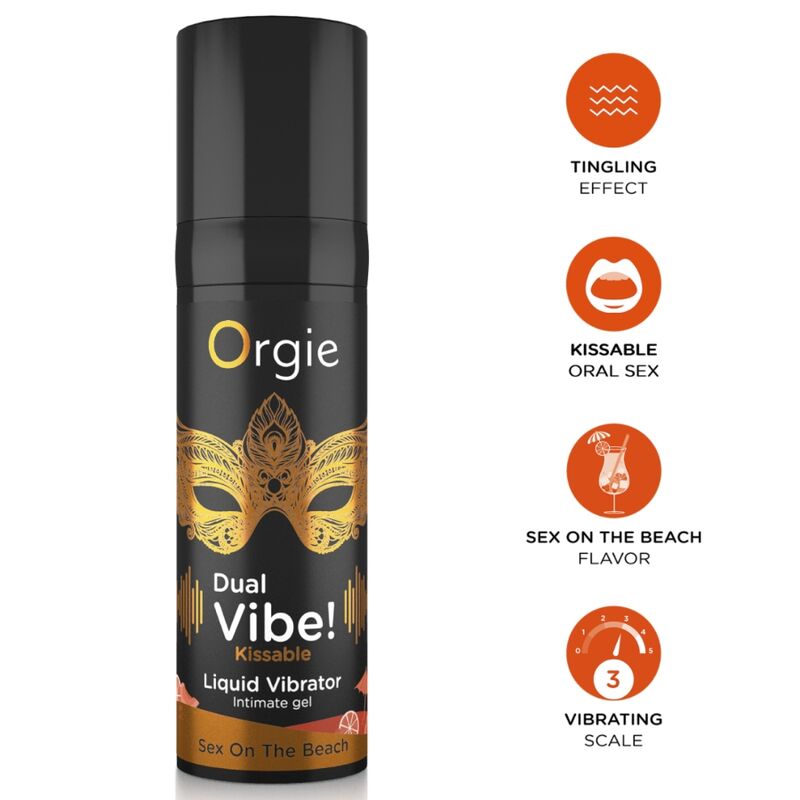 Vibratore Liquido Orgie Dual Vibe Sex on the Beach — 15 ml