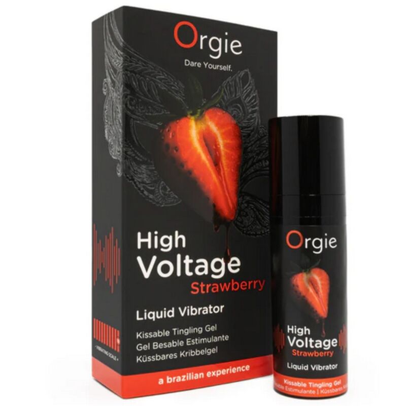 Vibratore Liquido ORGIE Alta Tensione — Fragola Extra Forte