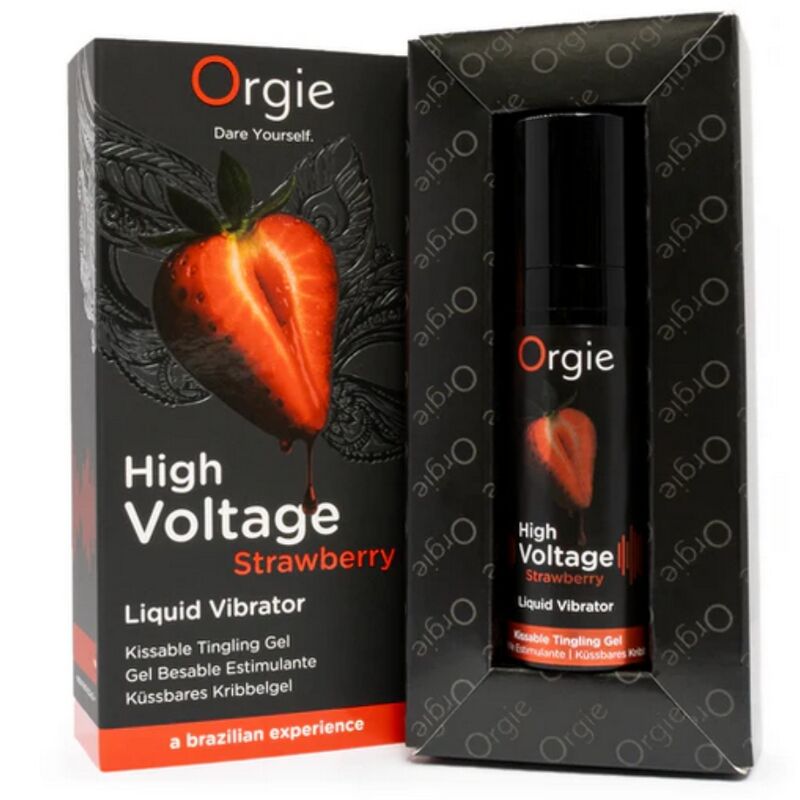 Vibratore Liquido ORGIE Alta Tensione — Fragola Extra Forte