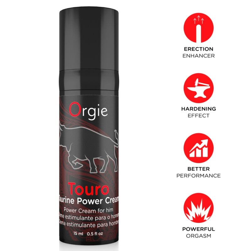 Crema per l'Erezione ORGIE Touro — 15 ml