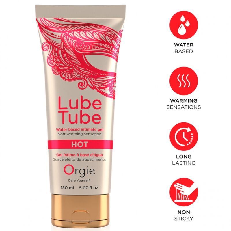 Lubrificante Gel Intimo ORGIE Hot Warming Water-Based — 150 ml