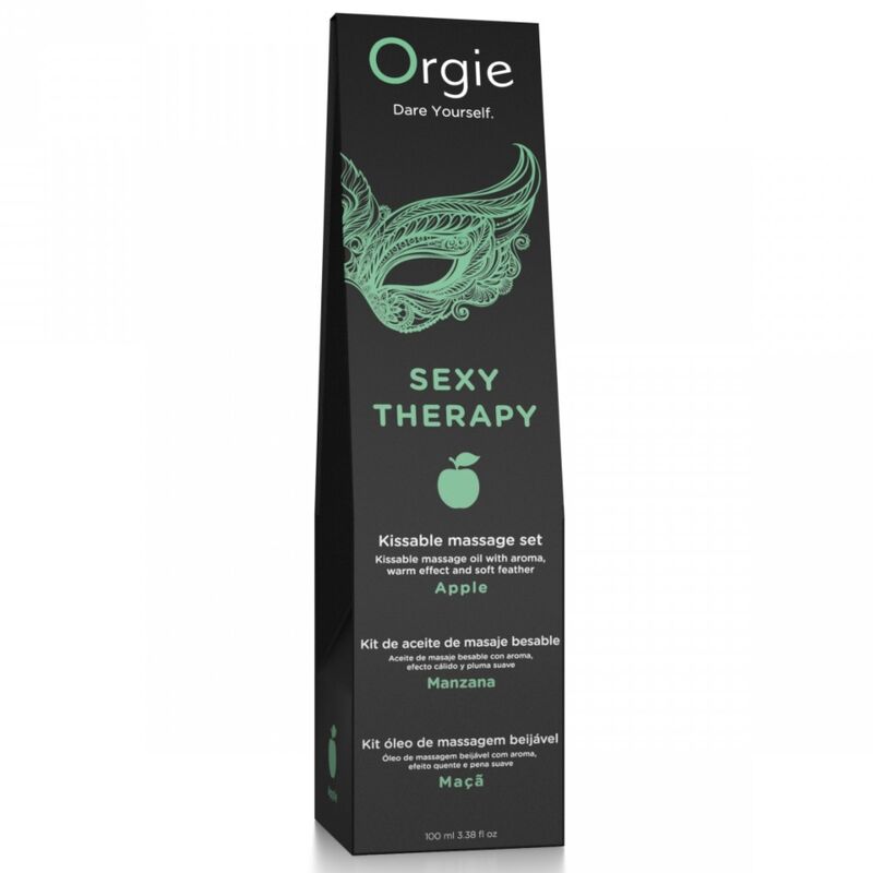 Set Massaggio ORGIE Lips Massage Kissable Apple — 100 ml