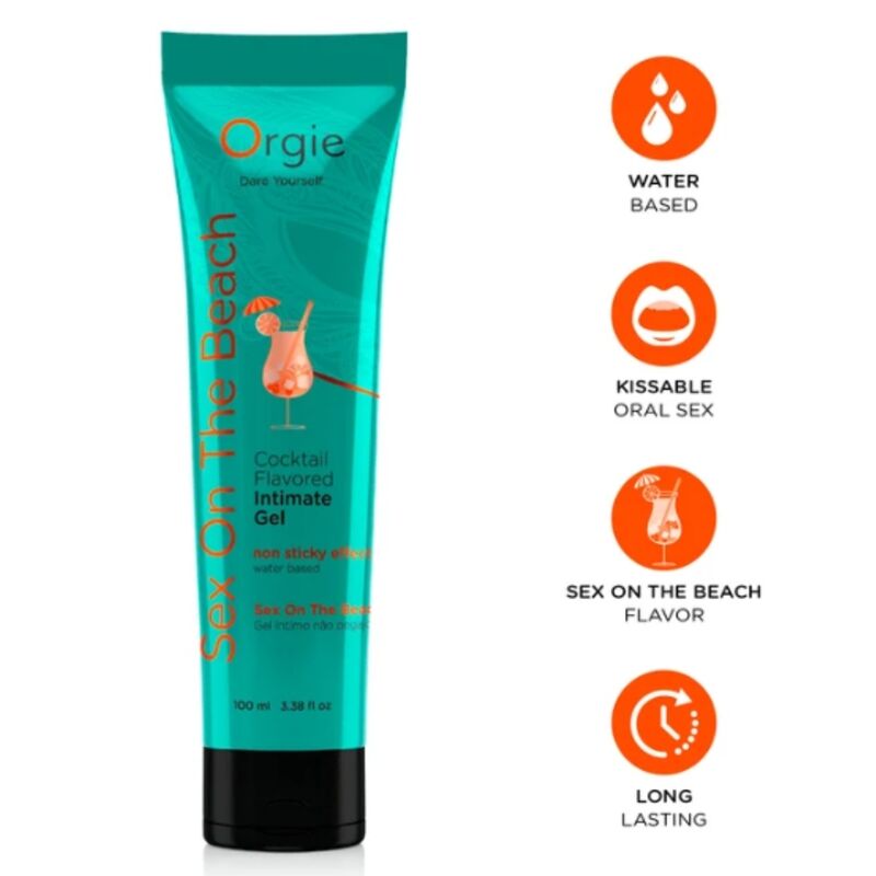 Lubrificante Orgie Sex on the Beach Gel Intimo Baciabile — 100 ml