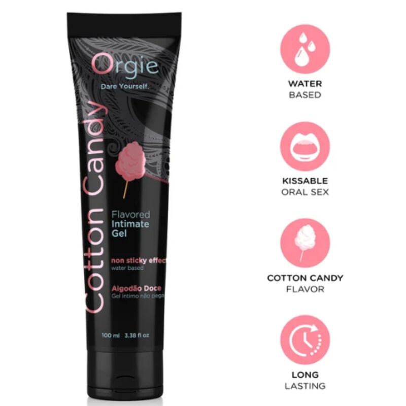 Lubrificante Baciabile ORGIE Cotton Candy — 100 ml