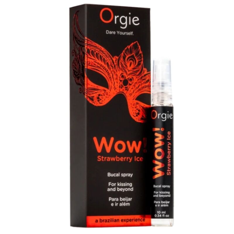Spray Orale ORGIE Wow! — Fragola Ghiacciata 10 ml
