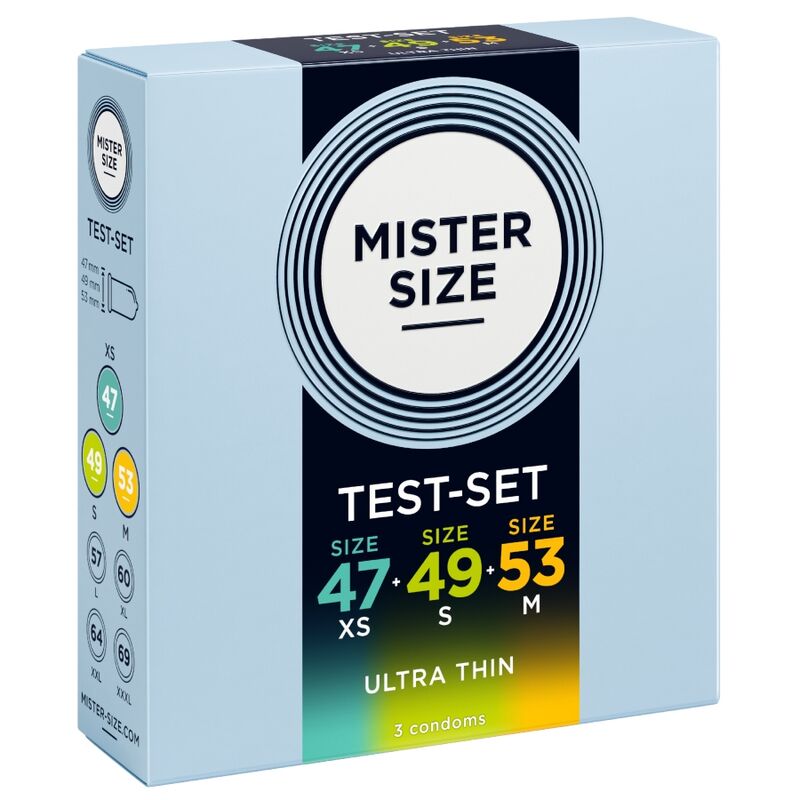 Preservativi Mister Size Campione — 47-49-53 mm